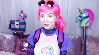 Fortnite cosplayes kiscsaj cumizza a műfaszokat