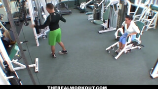 TheRealWorkout - Charley Chase edzés után megdöngetve