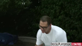 Digital Playground - Selena Rose méretes dákóval megdöngetve