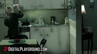 Digitalplayground - Riley Steele a méretes didkós világos szőke spiné