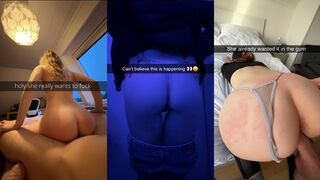 Tini csajok mocskos szexelése snapchat válogatásban