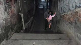 Néger kurva alaposan meghágva a favela domb urával a funk tánc után